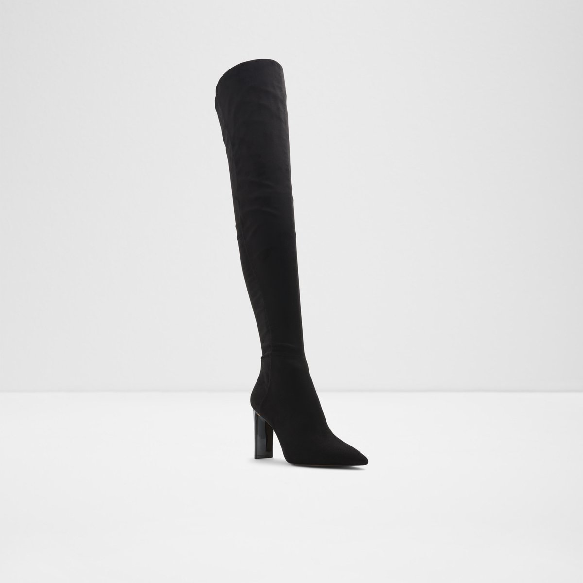 Kan etiket Glat Thejan Black Textile Women's Over-the-knee boots | ALDO US