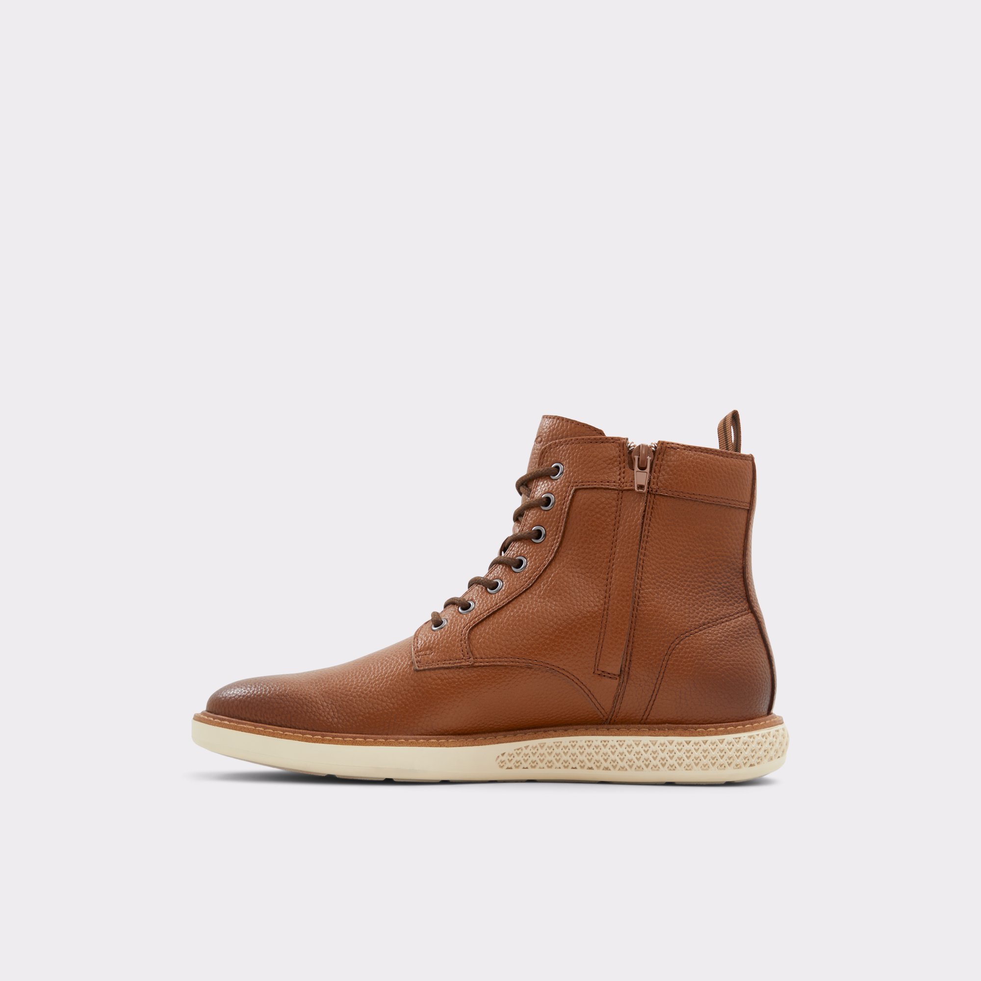 Brown tie outlet boots