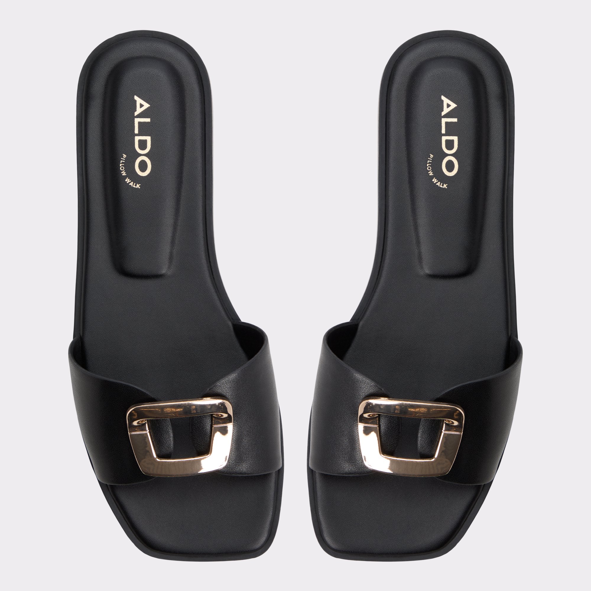 Tidella Black Women's Flat Sandals | ALDO US
