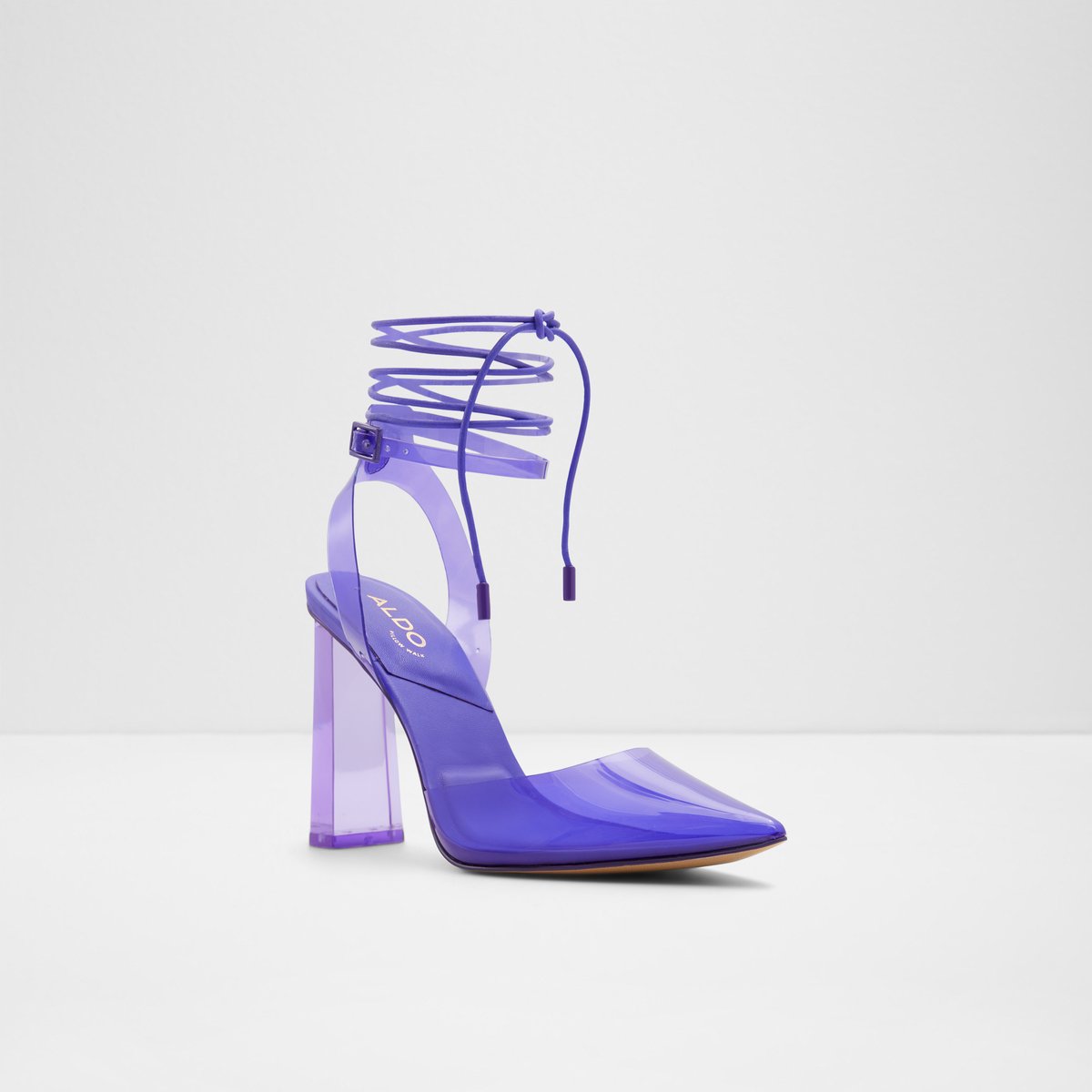 Tilah Bright Purple Women's Block Heels |