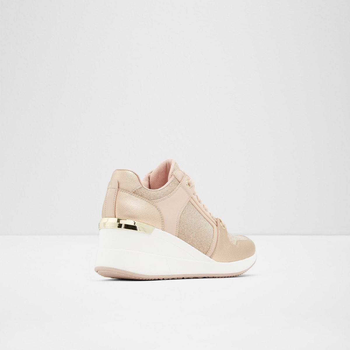 aldo rose gold sneakers