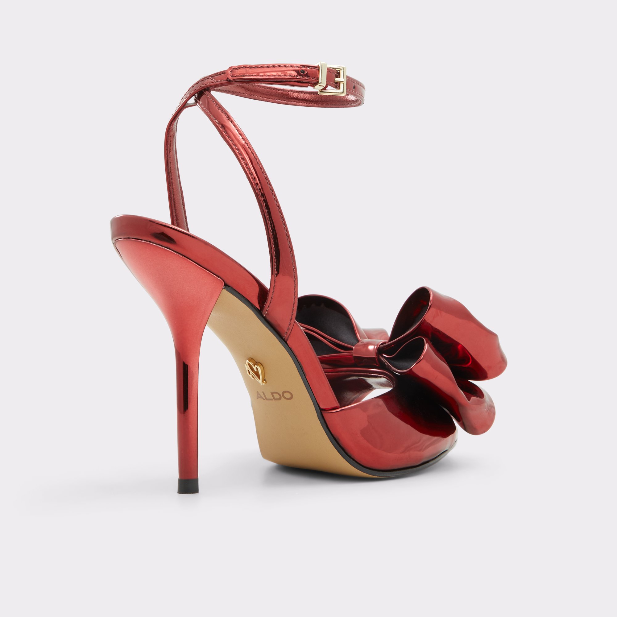 Aldo fashion red patent heels