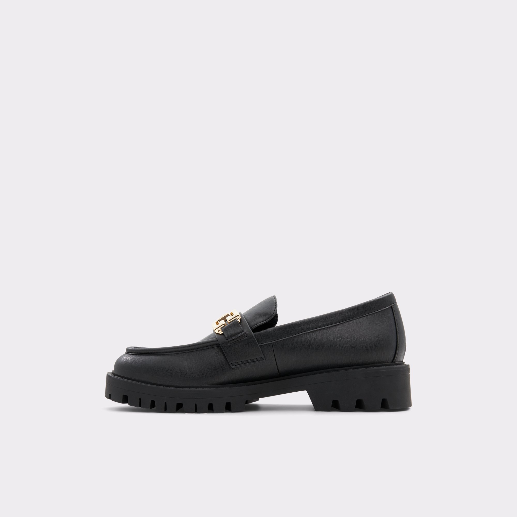 Tobey Black Synthetic Smooth Women's Loafers & Oxfords | ALDO Canada