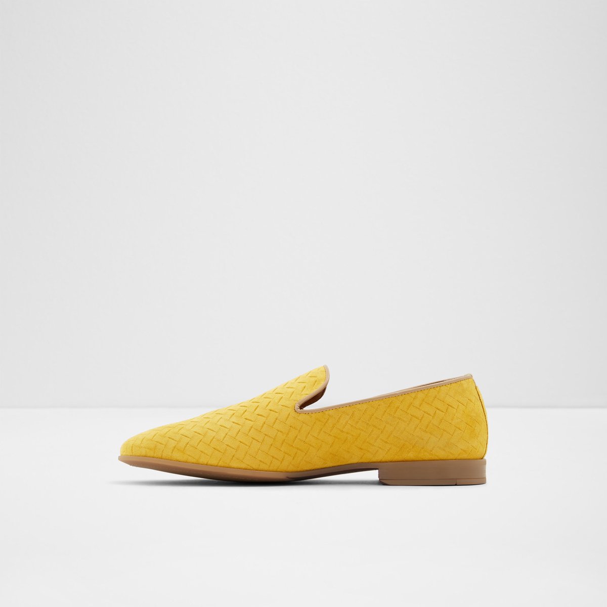 yellow mens loafers