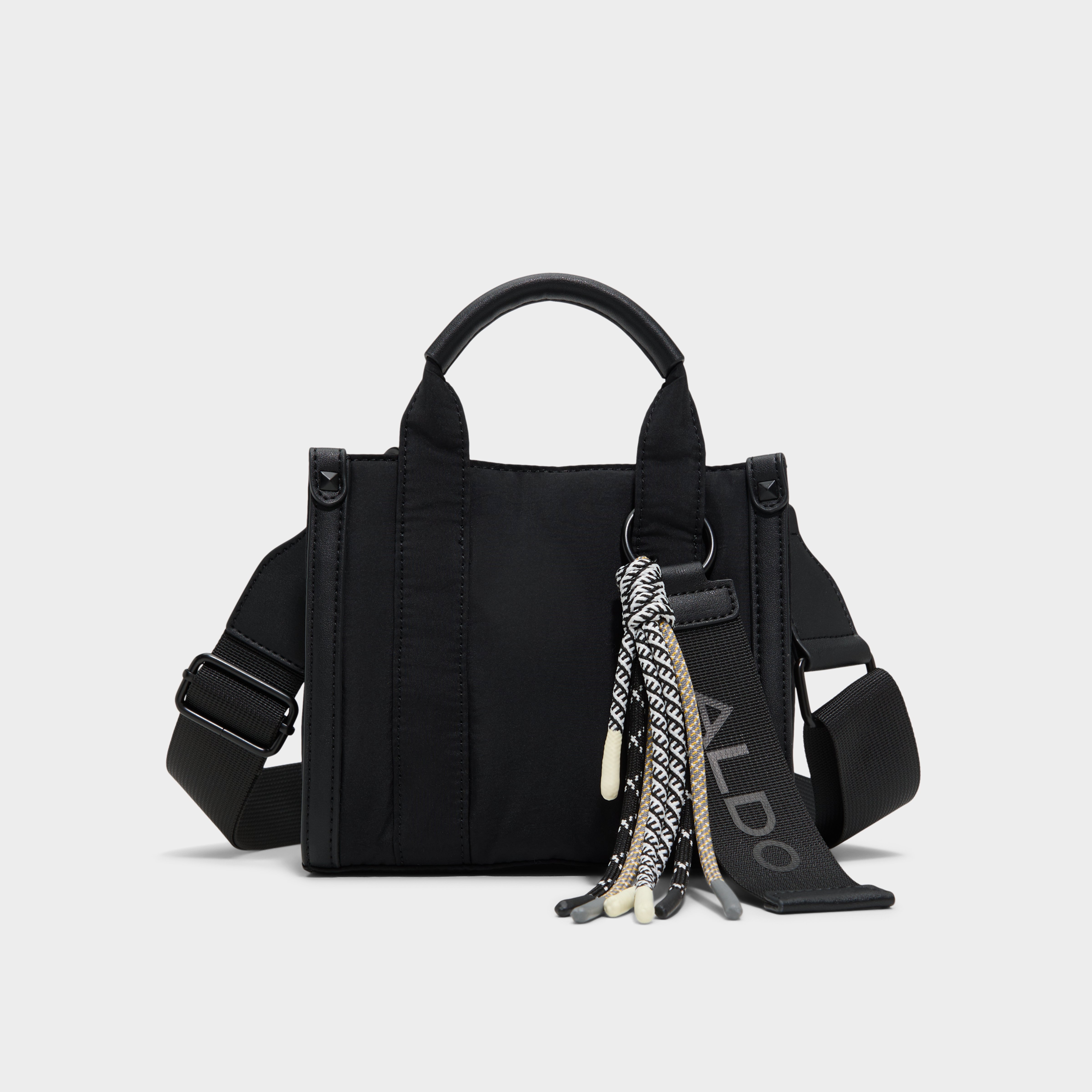 【ALDO】タッセル☆Trigonaa☆2wayミニトート・ショルダーバッグ Trigonaa Black Women's Tote & Satchel bags | ALDO US
