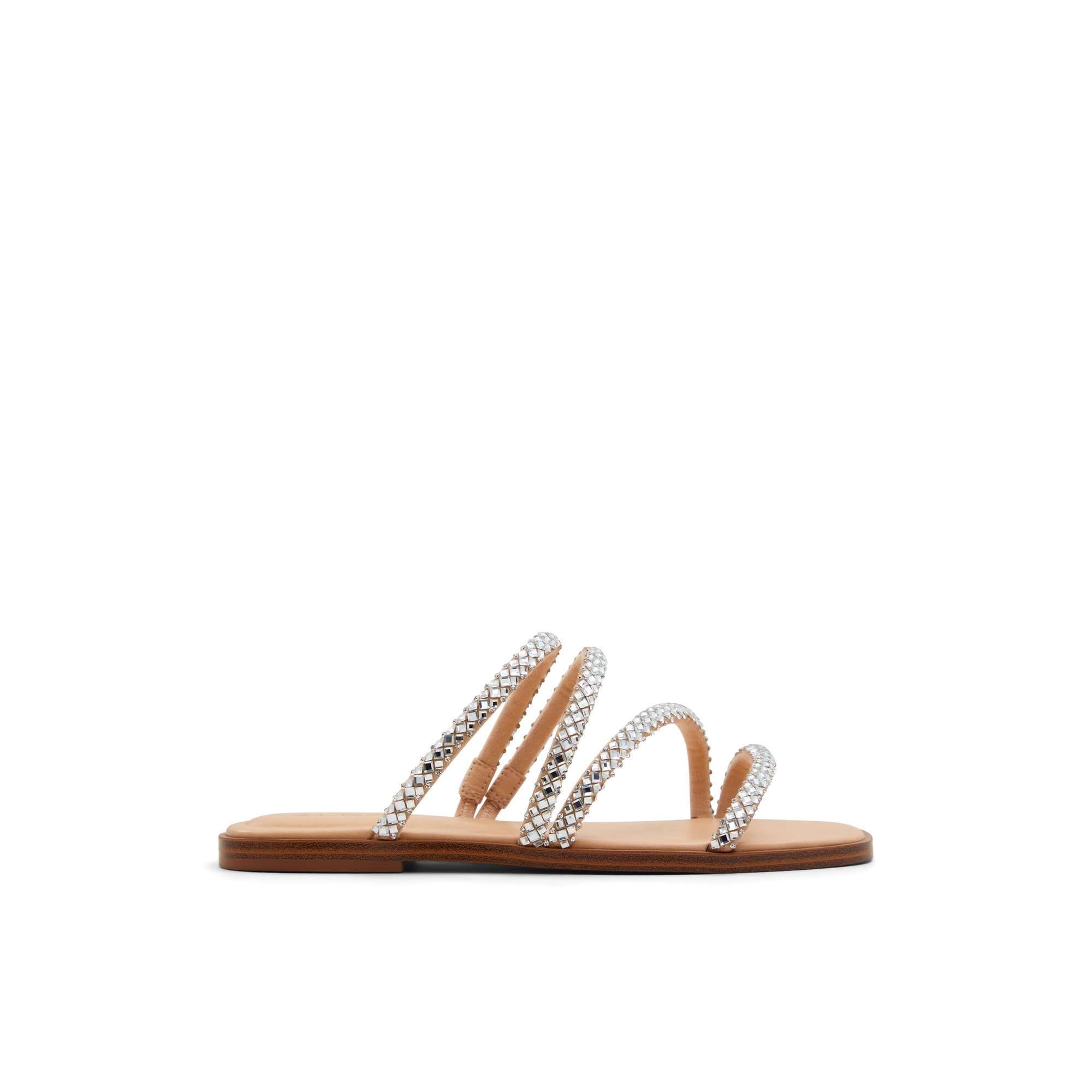 ALDO Triton - Women's Flat Sandals - Silver