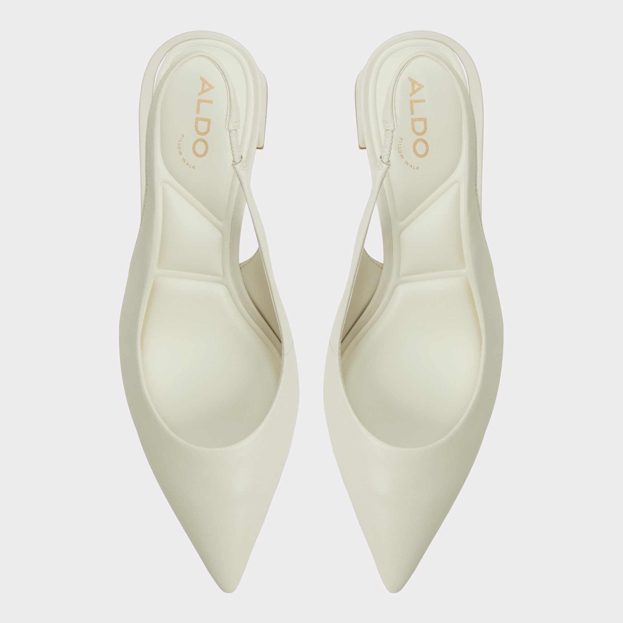 【ALDO】本革レザー☆Uliana☆スリングバック〇パンプスヒール Uliana White/Bone Women's Slingbacks | ALDO US