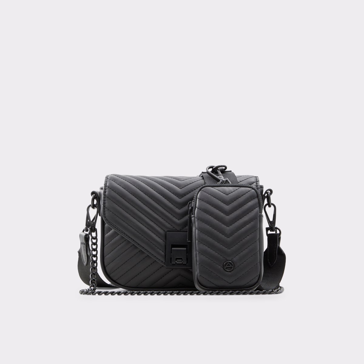 ALDO Women's Unilax Crossbody Bag, Black/Black: Handbags