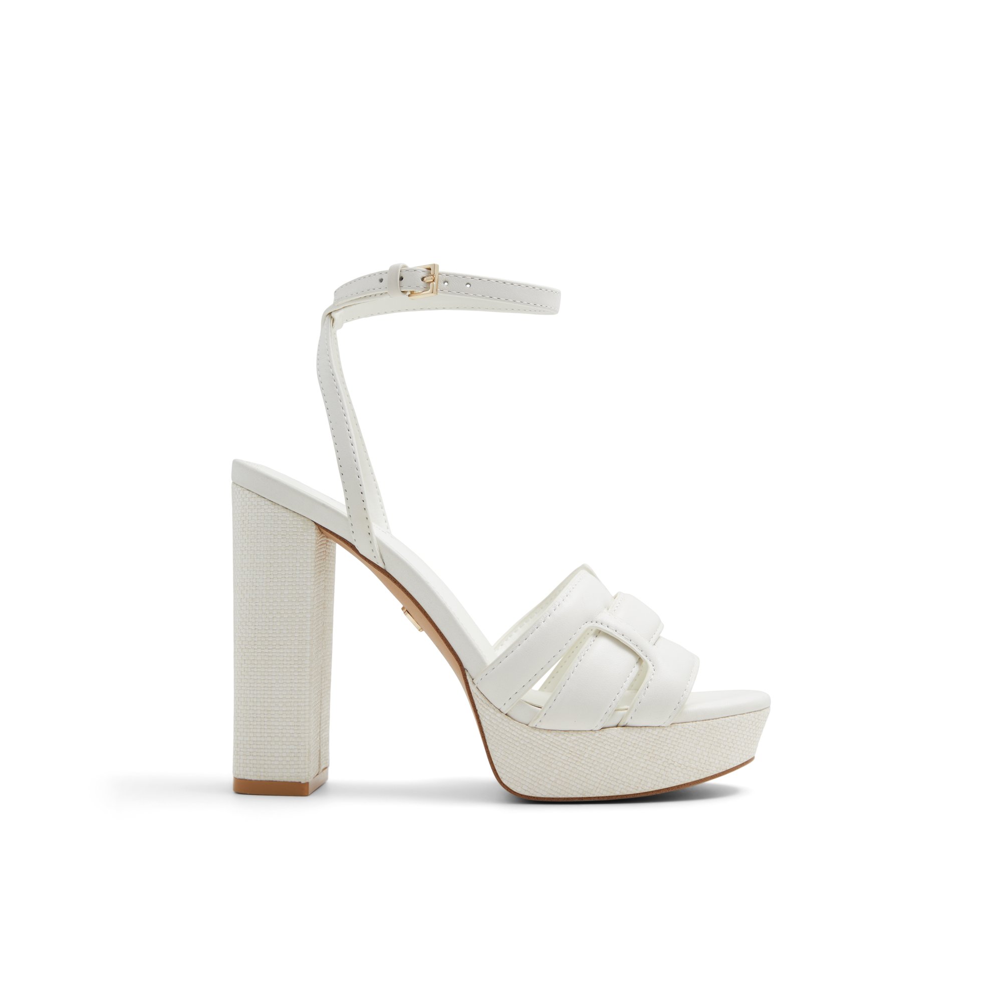 ALDO Valaberel - Women's Platform Sandal Sandals - White, Size 11