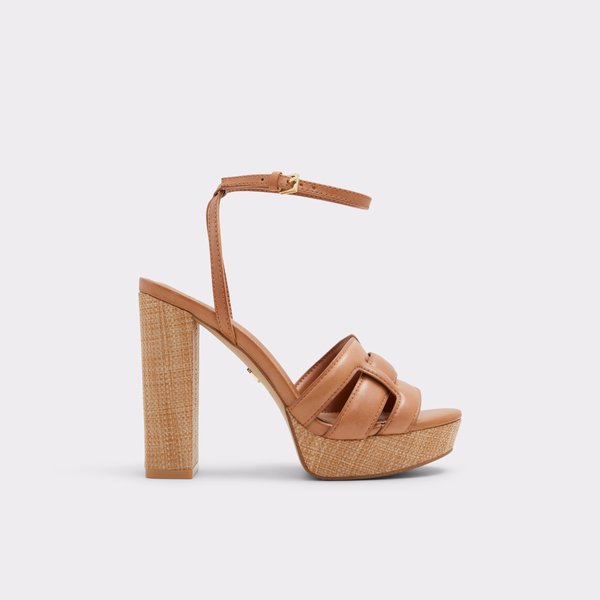 Valaberel Medium Brown Women s Platform sandals ALDO US