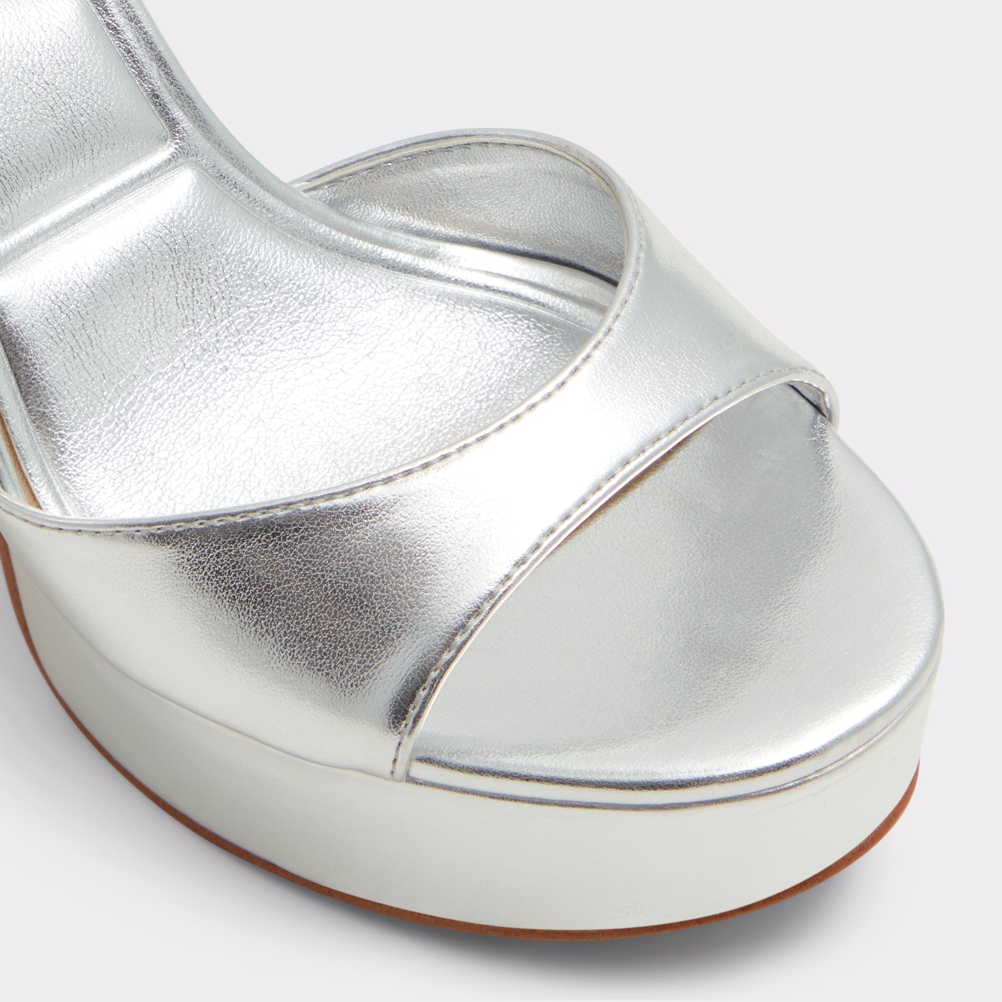 Valoria Silver Women's Platform Sandals | ALDO Canada