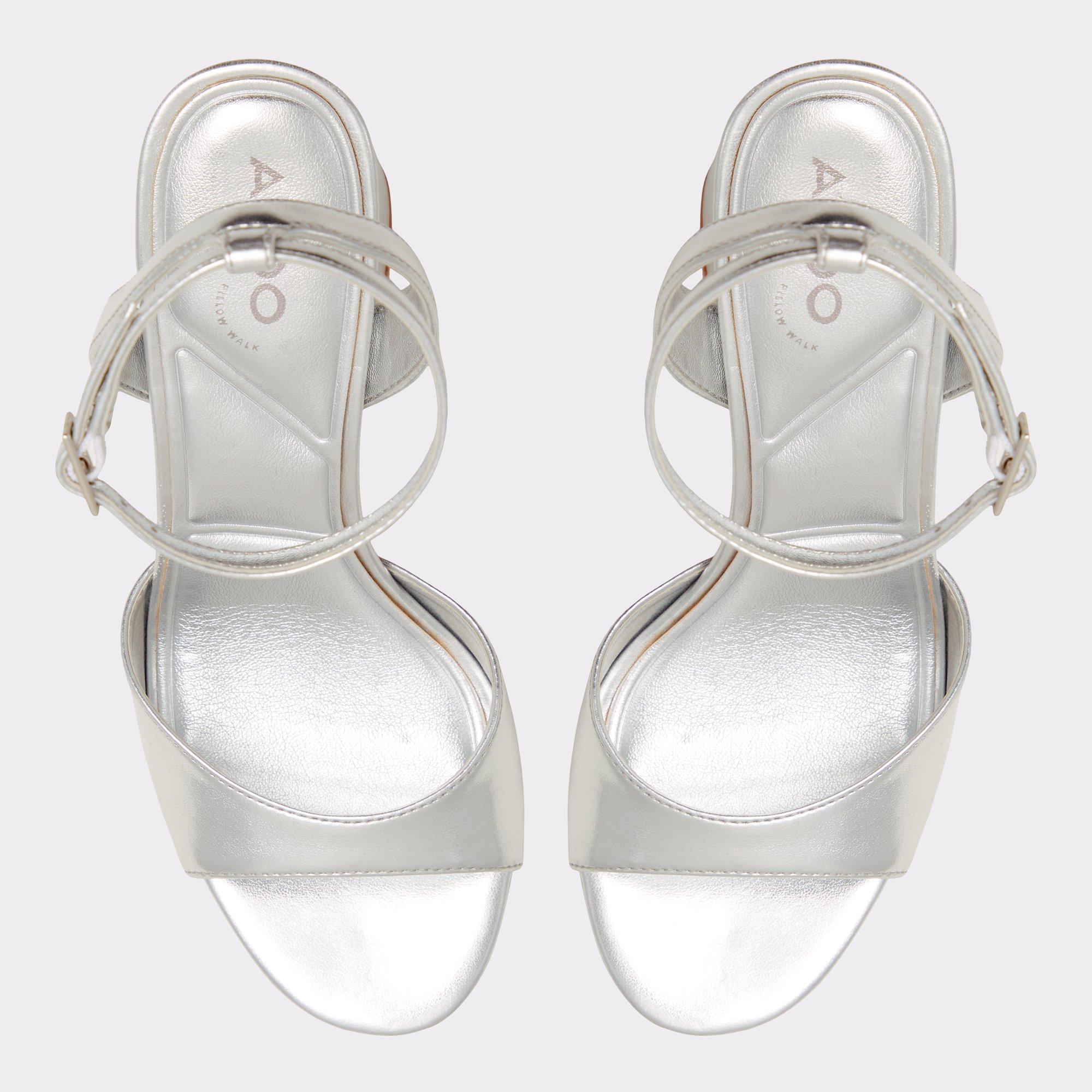 Valoria Silver Women's Platform Sandals | ALDO Canada