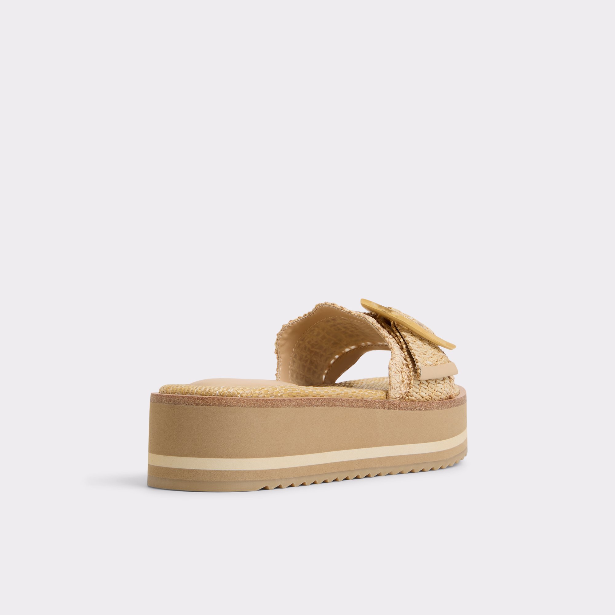 Wavynelly Beige Clair Femmes Sandales plateformes et compensées | ALDO Canada