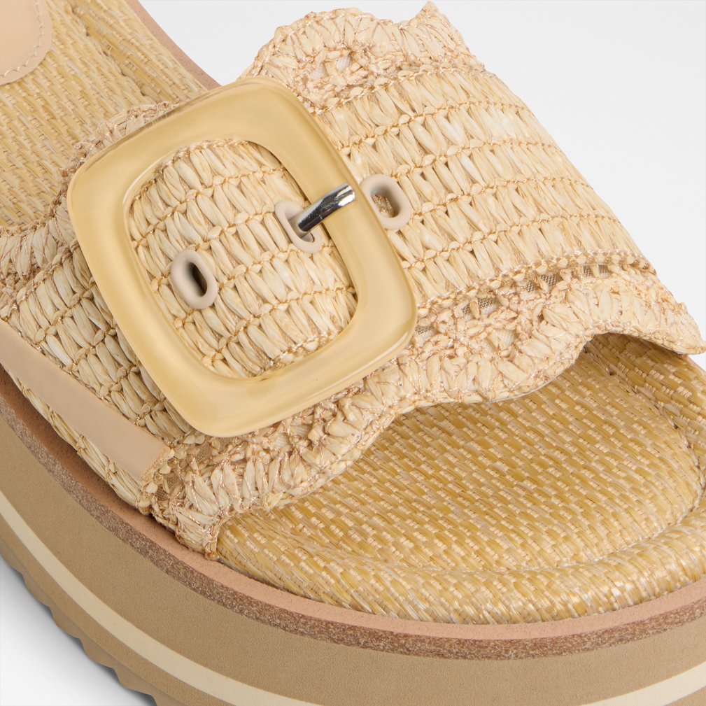 【ALDO】Wavynelly スライドサンダル フラットフォーム Wavynelly Other Blue Women's Platforms & Wedges | ALDO Canada