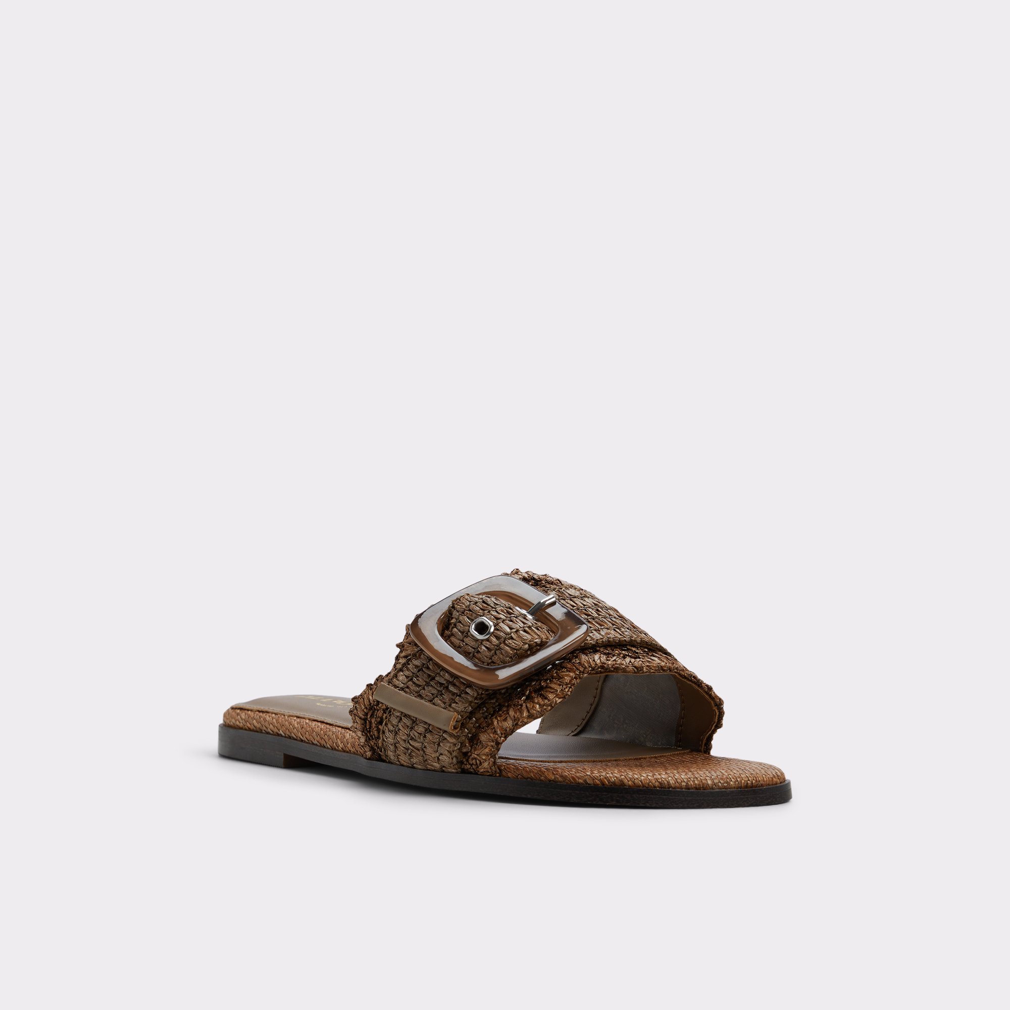 Wavysally Marron Clair Femmes Sandales à talon plat | ALDO Canada