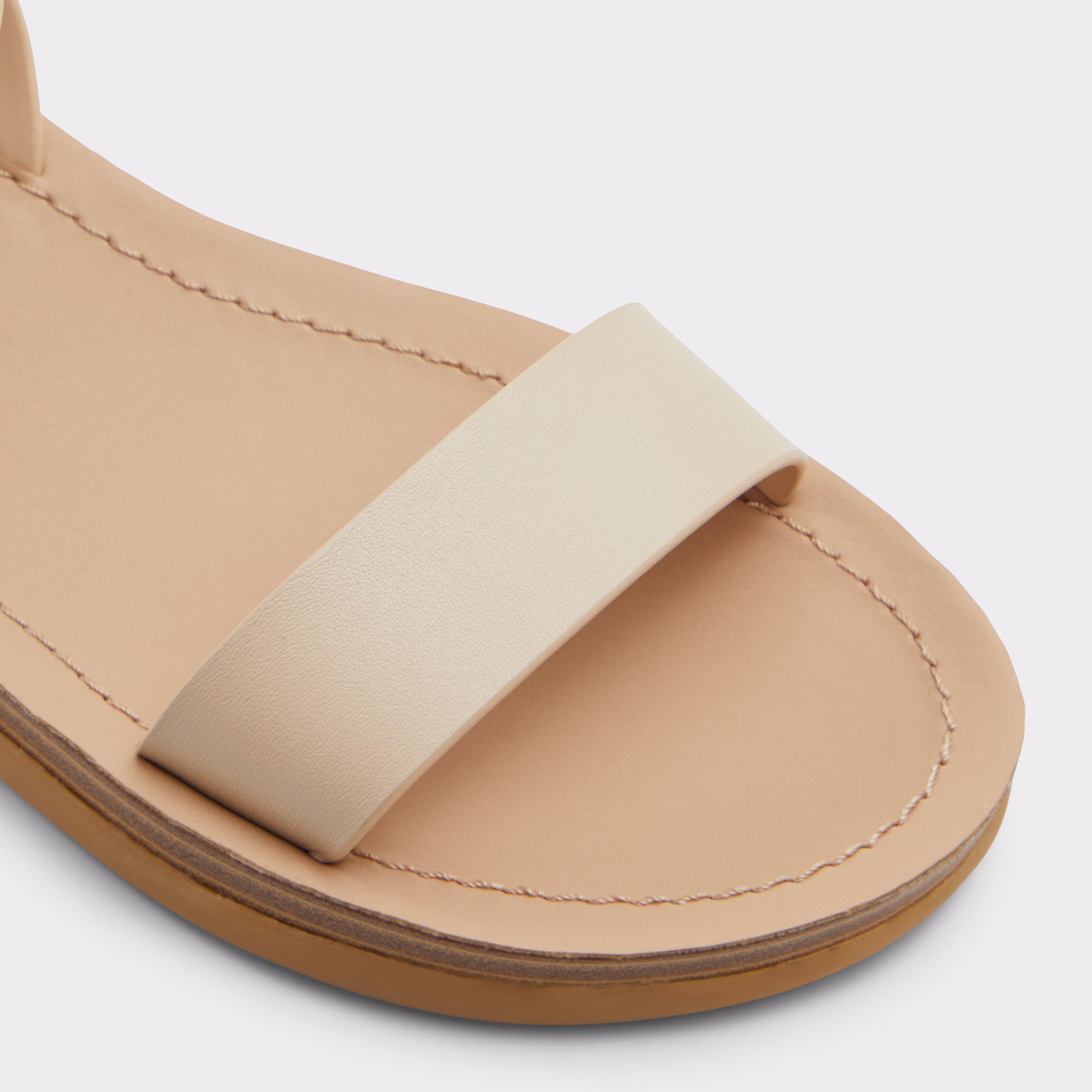 Wesleyan Other Beige Women's Flat Sandals | ALDO Canada