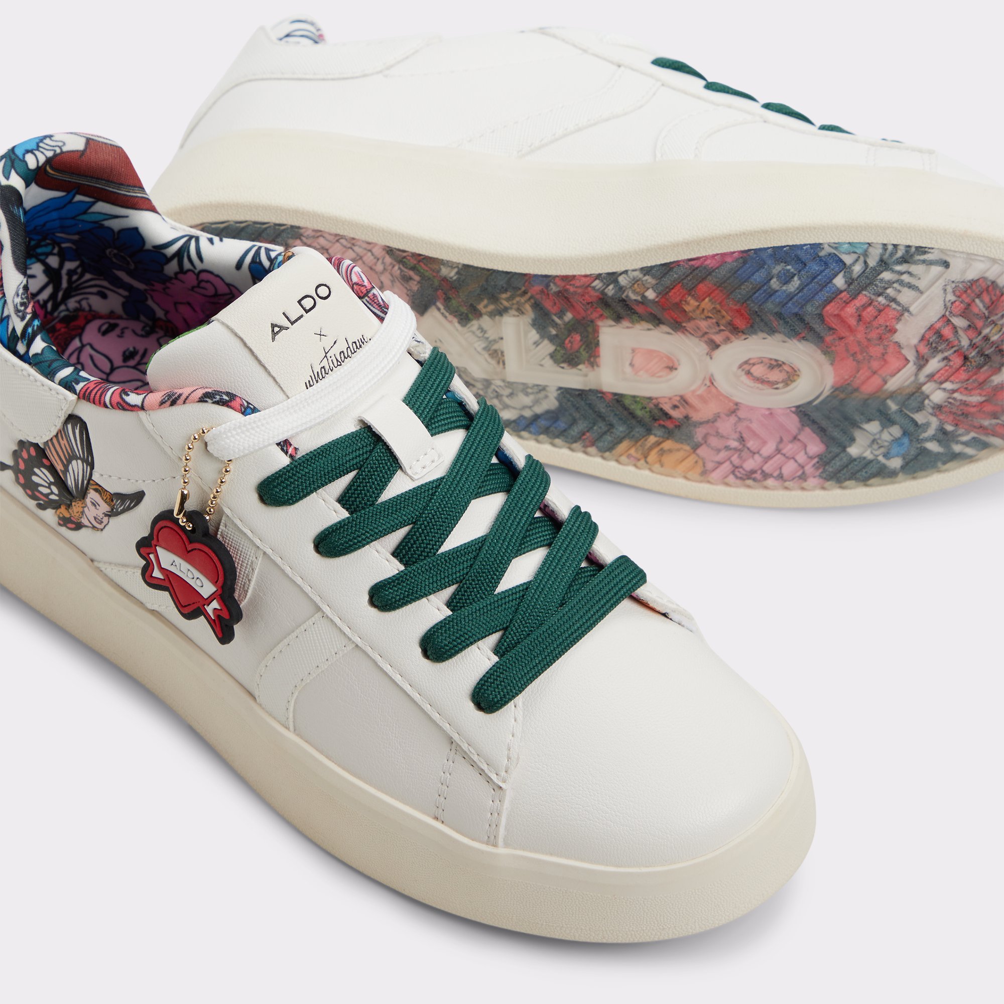 Whatisadam White Multi Women's Low top sneakers | ALDO Canada