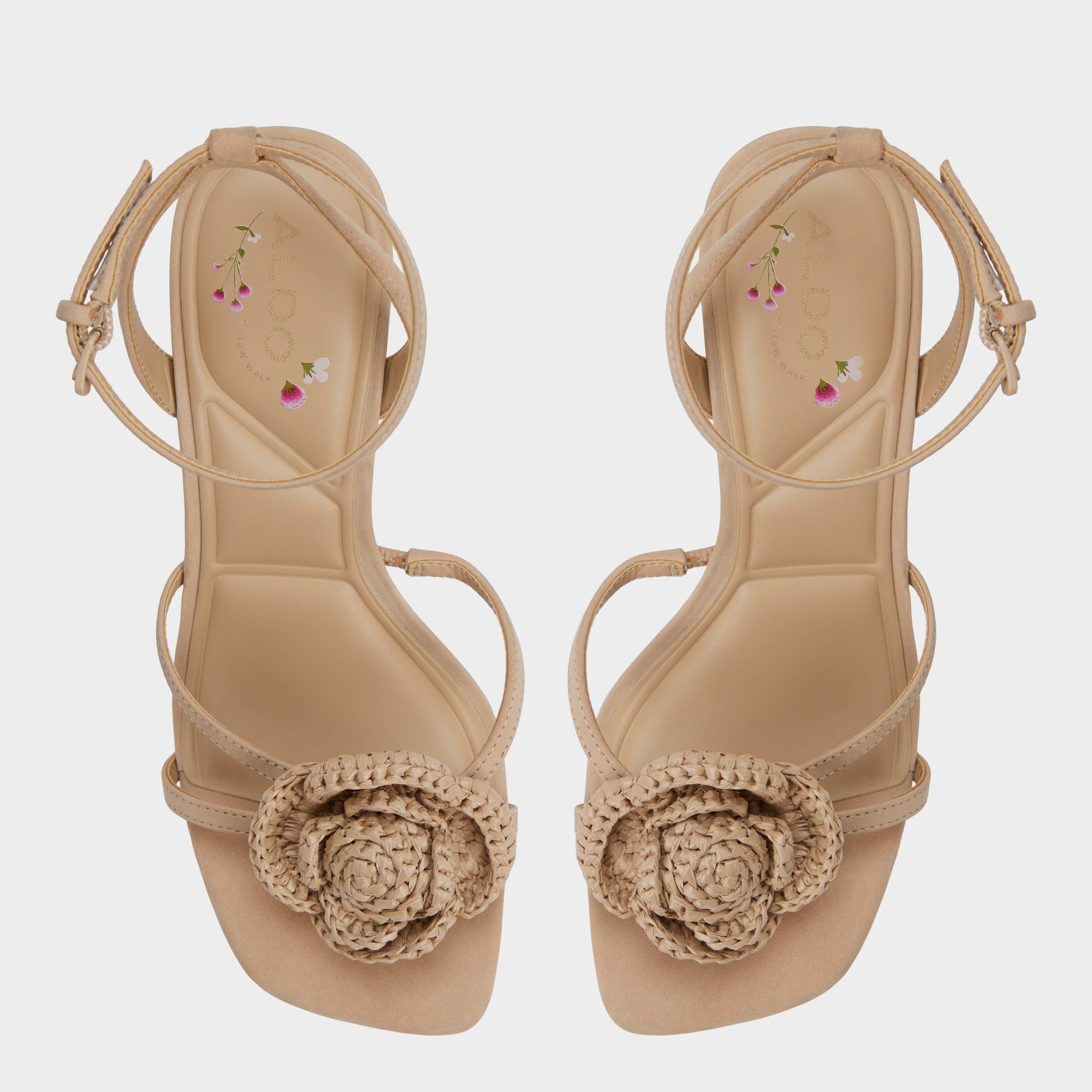 【追跡あり】ALDO ワイルドブロッサム ストラップヒールサンダル Wildblossom Sand Women's Heeled sandals | ALDO US