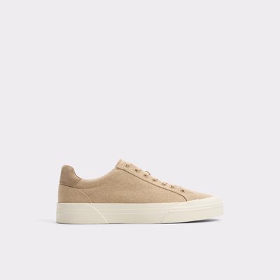 【ALDO】キャンバス☆Wildside☆レースアップ・白スニーカー wildside_beige_101-003-