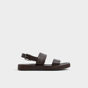 本革【ALDO Men's】上品 ストラップ フラットサンダル Haniff Haniff Cognac Men's Sandals & Slides | ALDO US