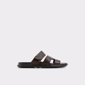【ALDO】レザー☆Haniff☆マルチストラップ・スライドサンダル Haniff Cognac Men's Sandals & Slides | ALDO US