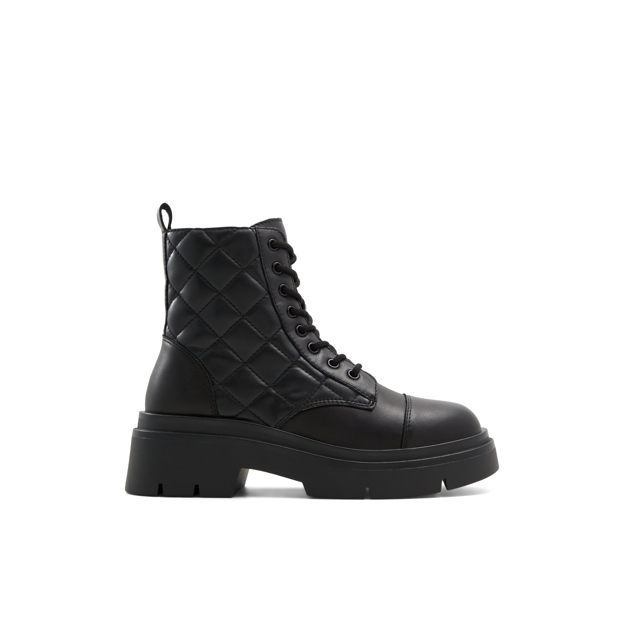 ALDO Winterrose - Women's Combat Boot - Black, Size 6.5