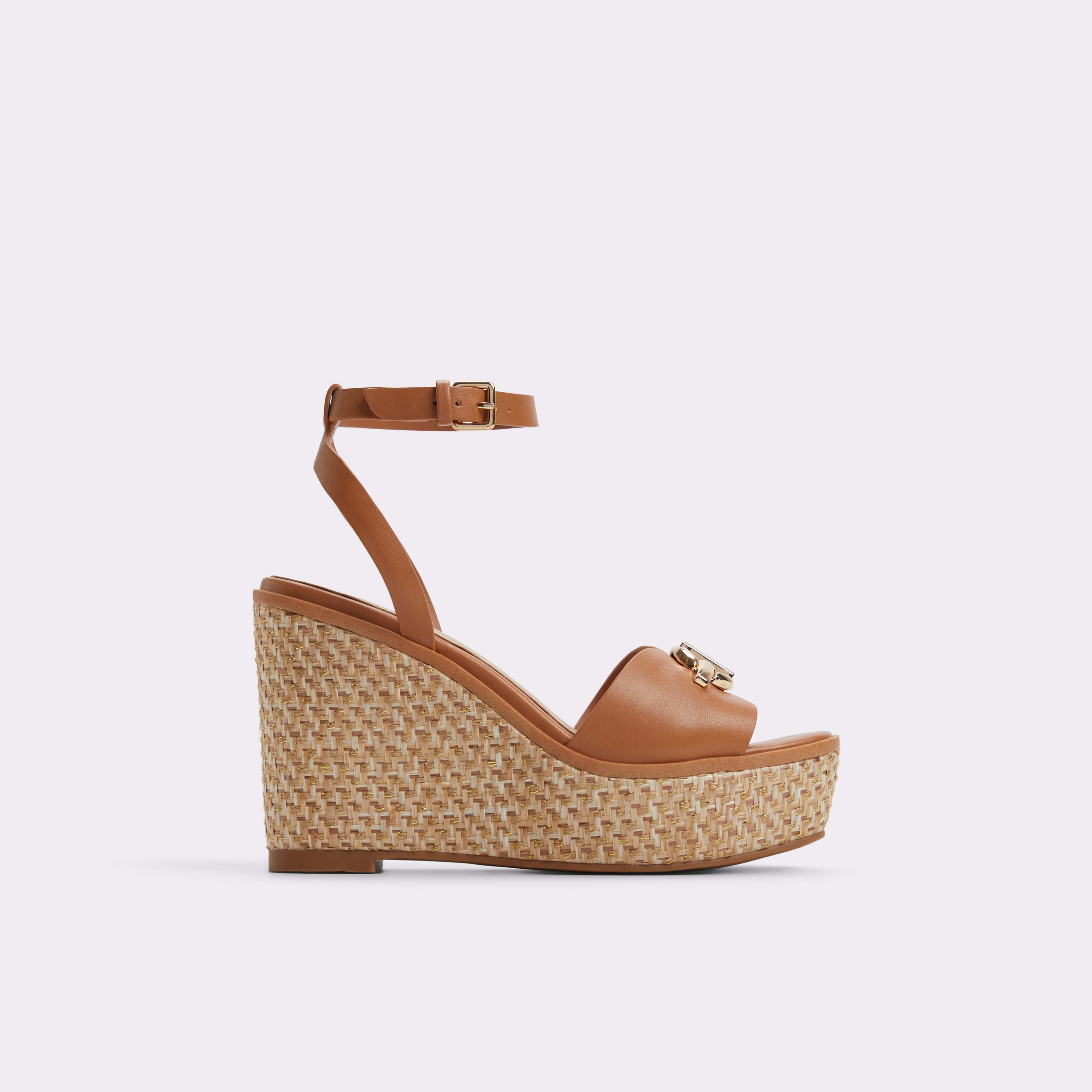 ALDO●ケオニー ウェッジサンダル - Medium Brown Keoni Medium Brown Women's Platforms & Wedges | ALDO US