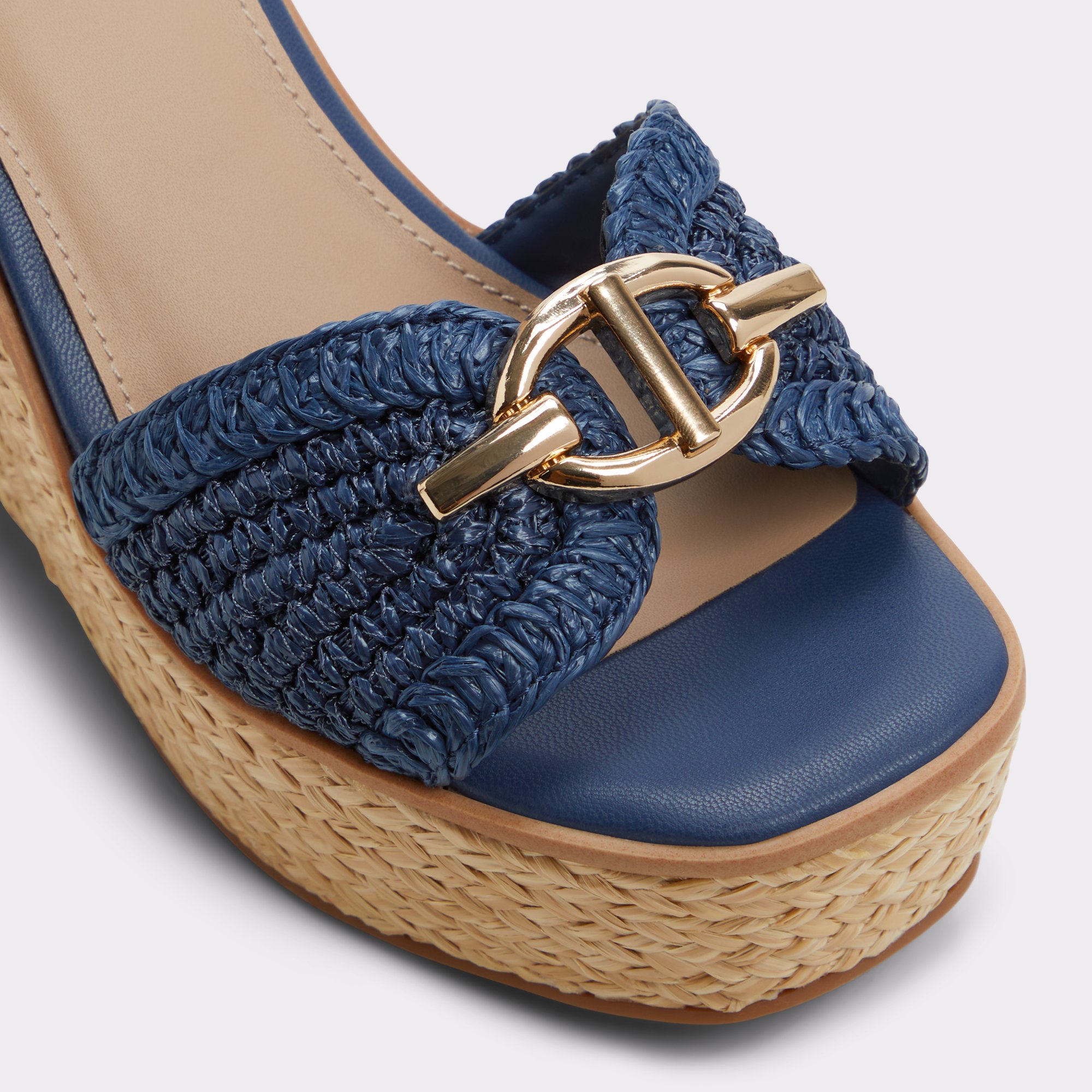 【追跡あり】ALDO Ybylin オープンスクエアトゥウェッジサンダル Ybylin Medium Brown Women's Wedges | ALDO US