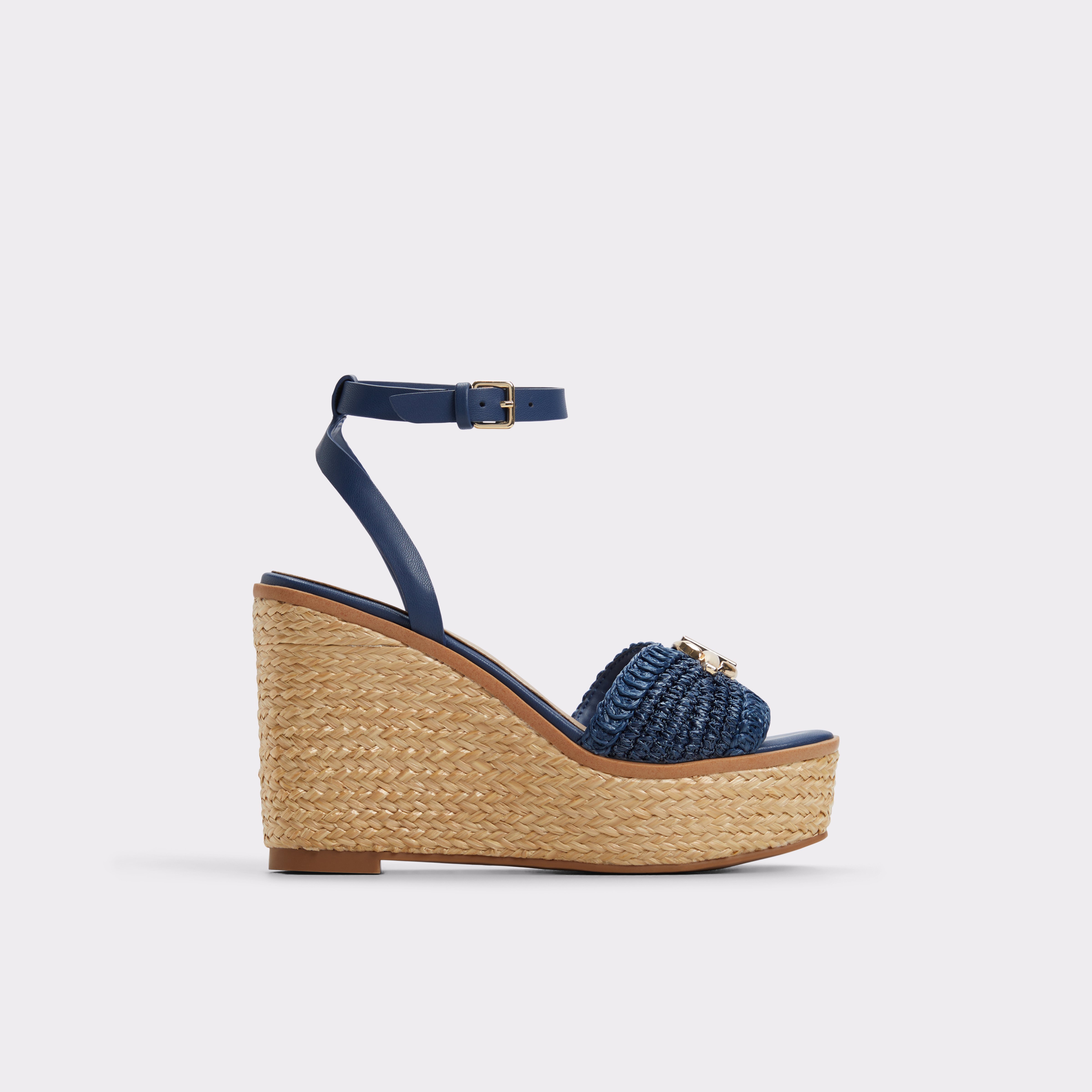 【追跡あり】ALDO Ybylin オープンスクエアトゥウェッジサンダル Ybylin White Women's Wedges | ALDO US