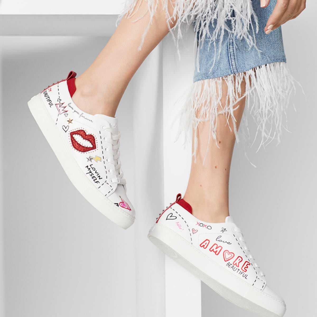 Zaunna White Women's Trainers | ALDO UK