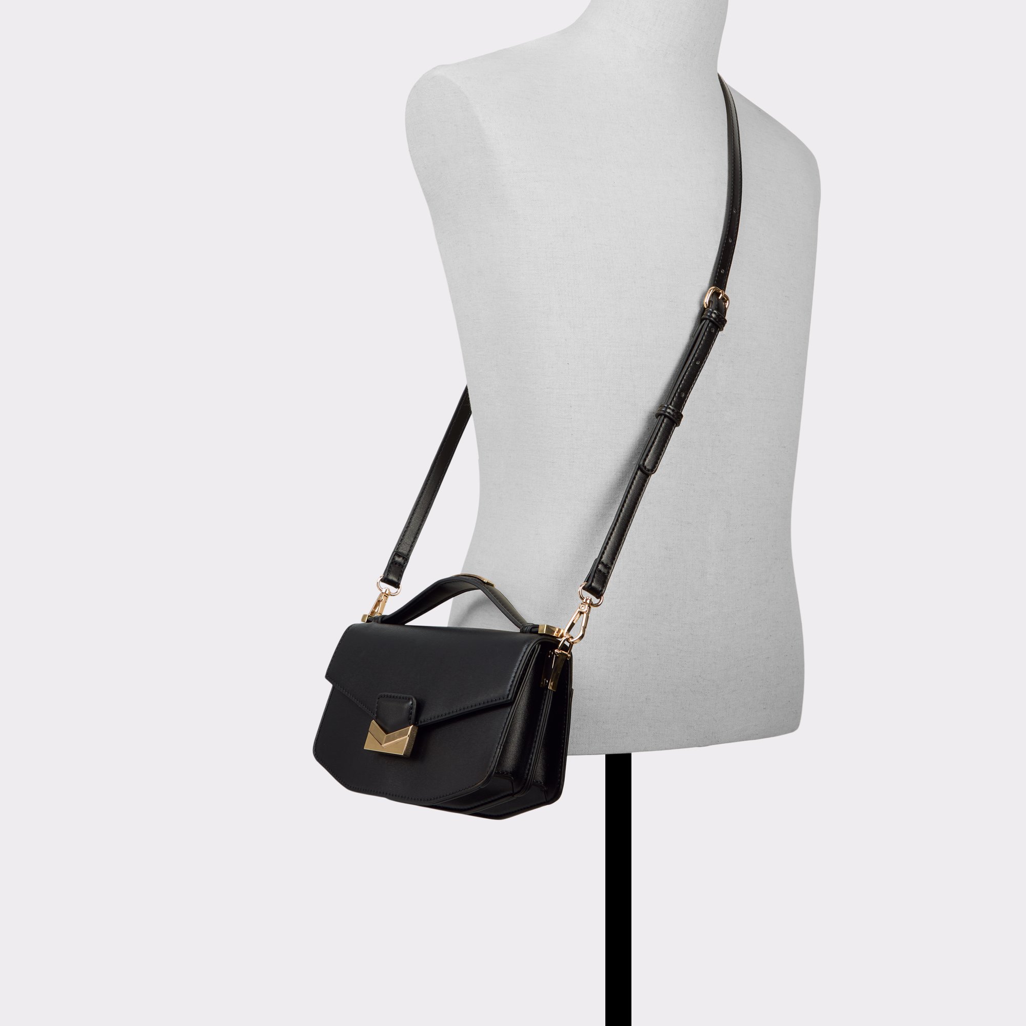 Leather crossbody bag Kara Black in Leather - 55313940