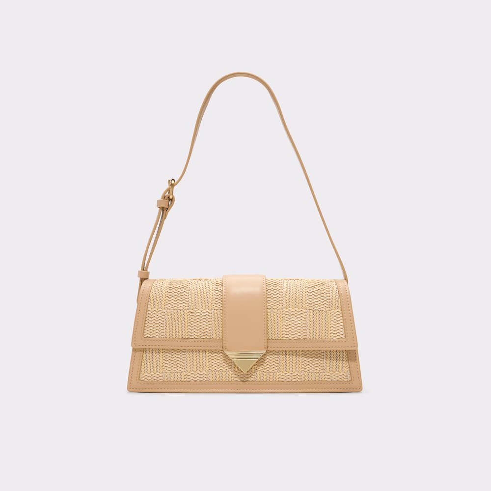 ALDO サッチェルバッグ グリッター Champagne ALDO Sparkly Barland Satchel Bag, Champagne Crossbody Purse