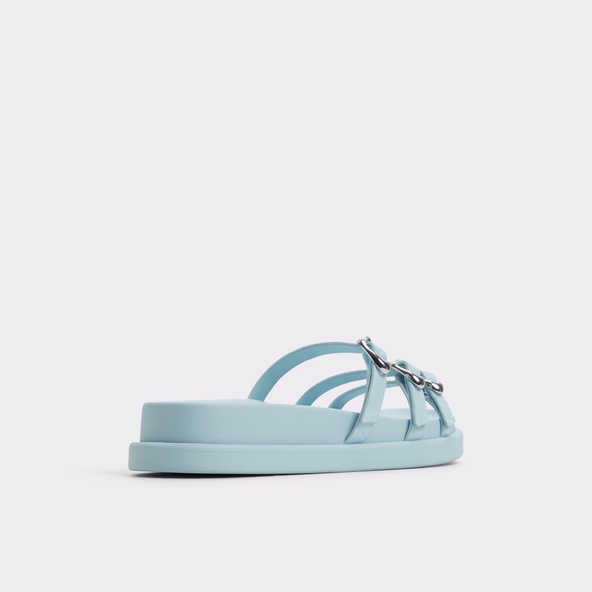 Zephyra Bleu Pastel Femmes Sandales a assise plantaire | ALDO Canada