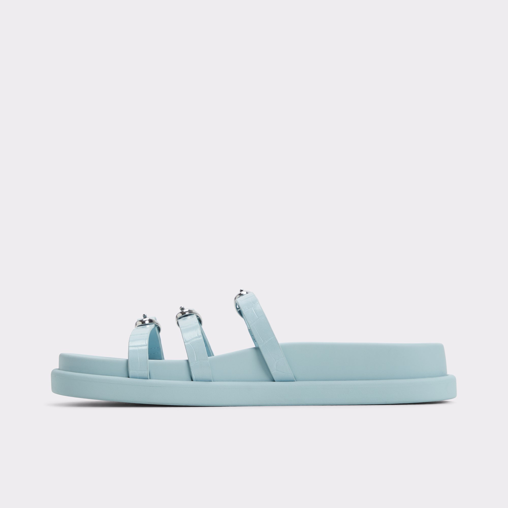 Zephyra Bleu Pastel Femmes Sandales a assise plantaire | ALDO Canada