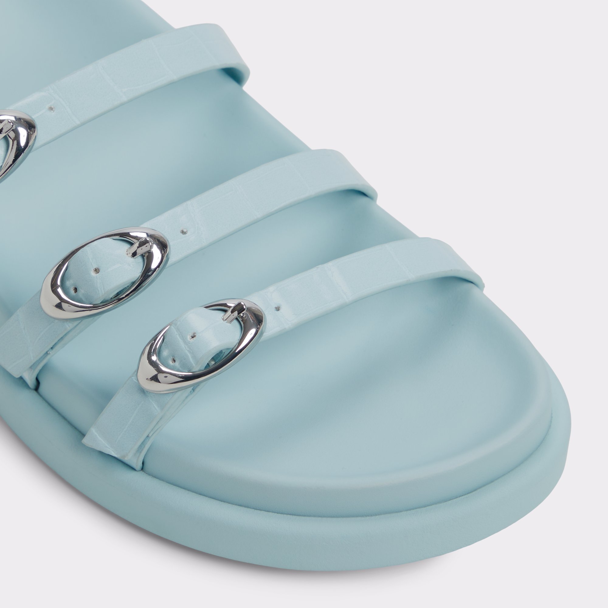Zephyra Bleu Pastel Femmes Sandales a assise plantaire | ALDO Canada
