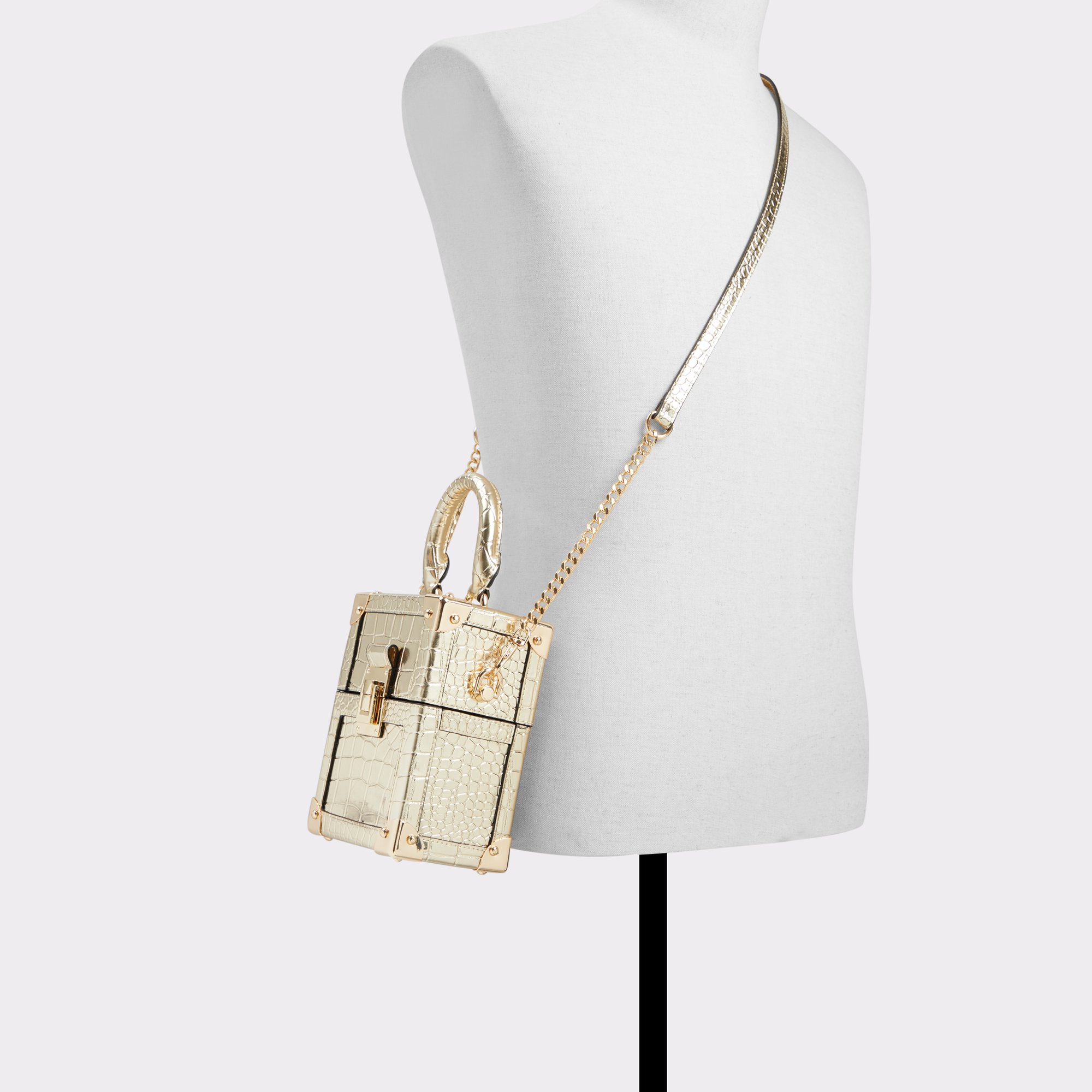 [ALDO] トップハンドルバッグ 2way ゴールド シルバー シルバー（銀色）系 ALDO(アルド) - 海外通販のBUYMA