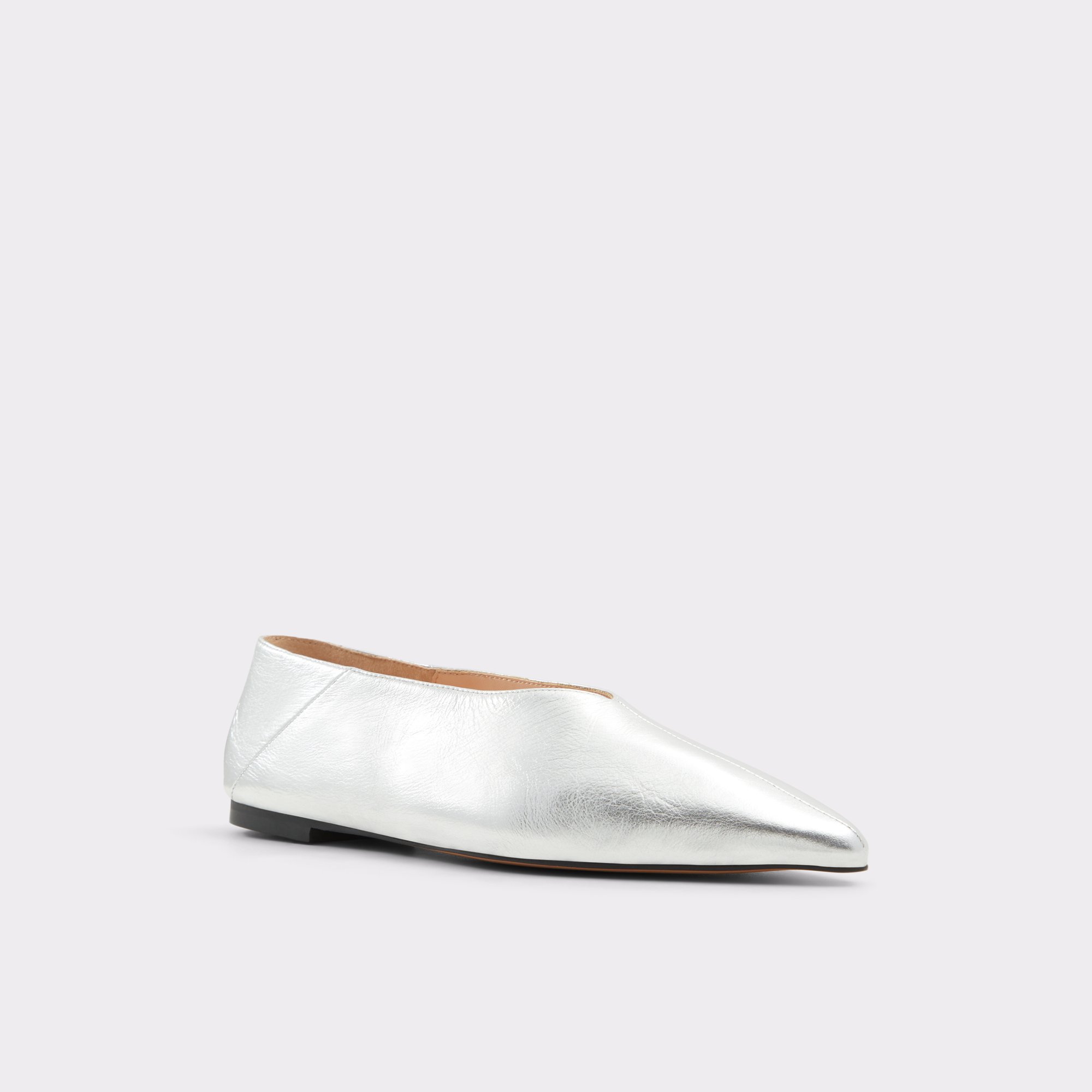 Zolissa Silver Women's Ballet Flats | ALDO Canada