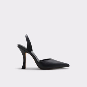 알도 ALDO Zuella Black Synthetic Smooth Womens Strappy Heels